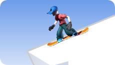 Snowboard dropoff